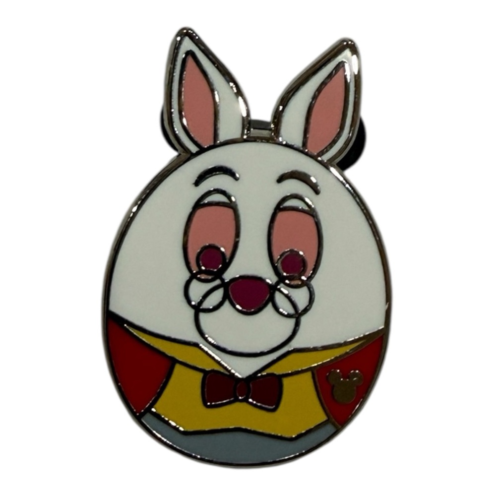 Hidden Disney 2024 White Rabbit Alice and Wonderland Pin